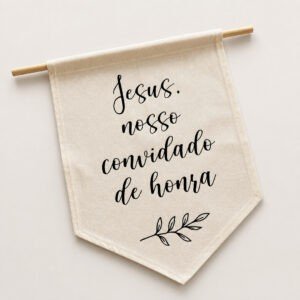 Flâmula Jesus Nosso Convidado de Honra para Casamento