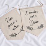 Flâmula para Cadeira dos Noivos