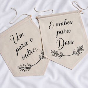 Flâmula para Cadeira dos Noivos
